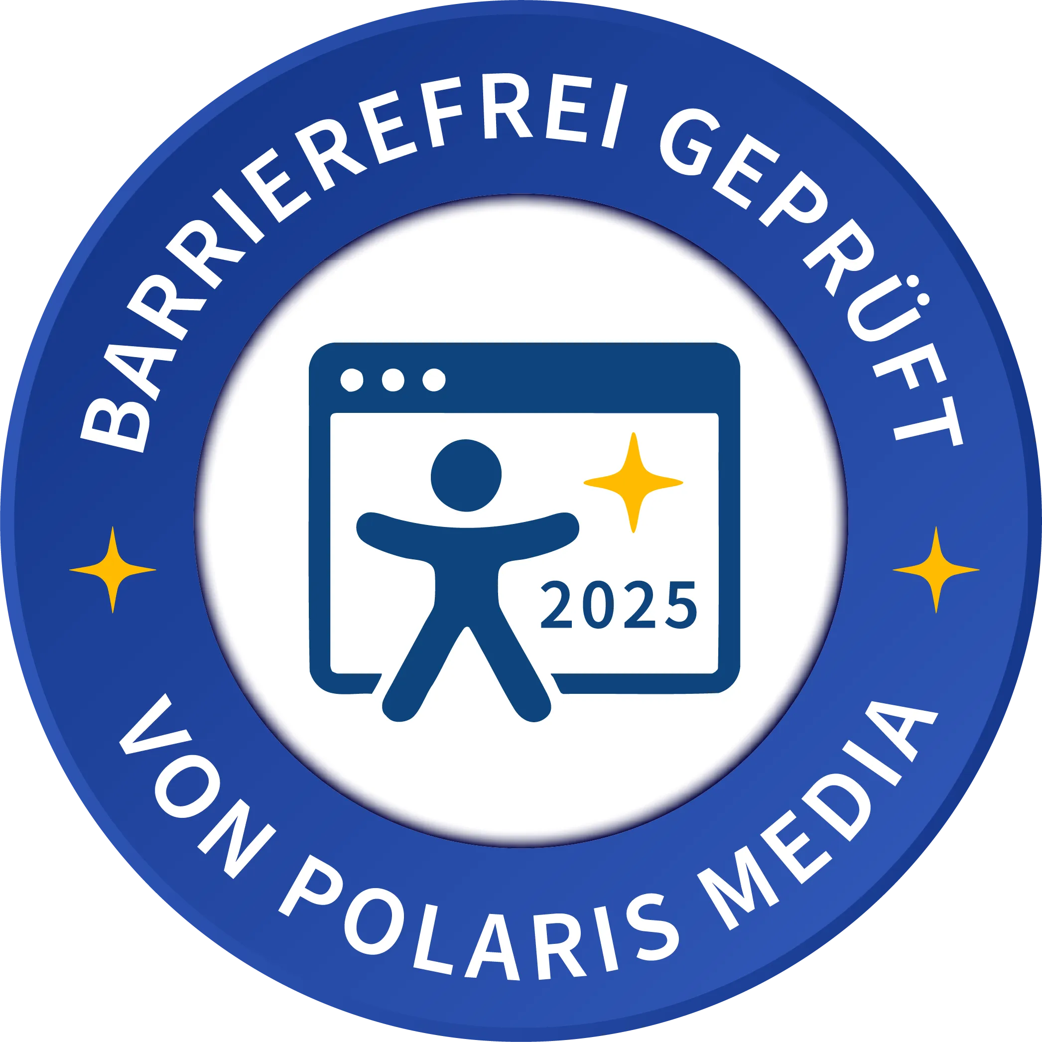 Barrierefrei geprüft von Polaris Media 2026